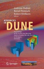 Advances in DUNE: Proceedings of the DUNE User Meeting, Held in October 6th–8th 2010 in Stuttgart, Germany