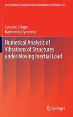 Numerical Analysis of Vibrations of Structures under Moving Inertial Load