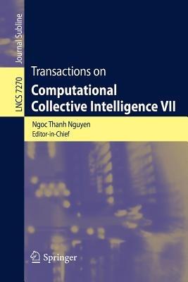 Transactions on Computational Collective Intelligence VII - cover
