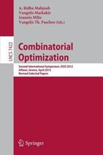 Combinatorial Optimization: Second International Symposium, ISCO 2012, Athens, Greece, 19-21, Revised Selected Papers
