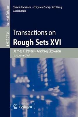 Transactions on Rough Sets XVI - cover