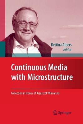 Continuous Media with Microstructure - cover