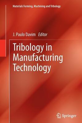 Tribology in Manufacturing Technology - cover