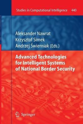 Advanced Technologies for Intelligent Systems of National Border Security - cover
