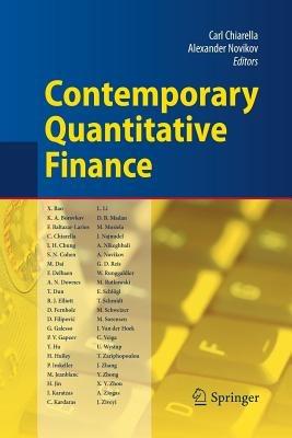 Contemporary Quantitative Finance: Essays in Honour of Eckhard Platen - cover