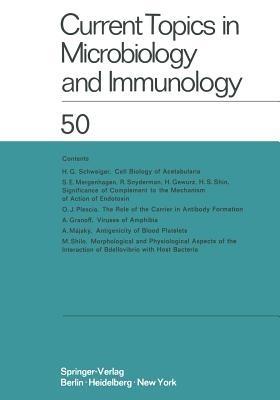 Current Topics in Microbiology and Immunology: Ergebnisse der Mikrobiologie und Immunitätsforschung - W. Arber,W. Braun,F. Cramer - cover