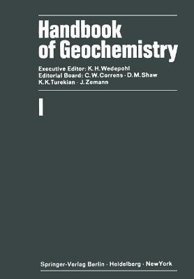Handbook of Geochemistry - K. H. Wedepohl - cover