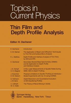 Thin Film and Depth Profile Analysis - cover