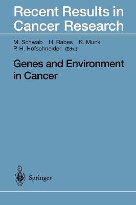 Genes and Environment in Cancer - cover