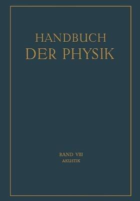 Akustik - H. Backhaus,J. Friese,E.M.v. Hornbostel - cover