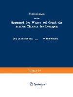 Untersuchungen über den Säuregrad des Weines auf Grund der neueren Theorien der Lösungen - Theodor Paul,Adolf Günther - cover