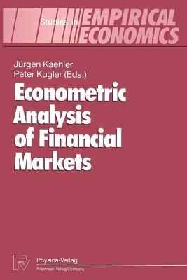 Econometric Analysis of Financial Markets - cover