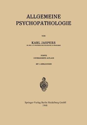 Allgemeine Psychopathologie - Karl Jaspers - cover