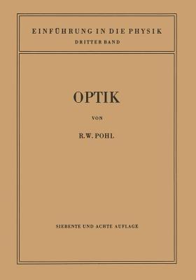 Einführung in die Optik - Robert Wichard Pohl - cover
