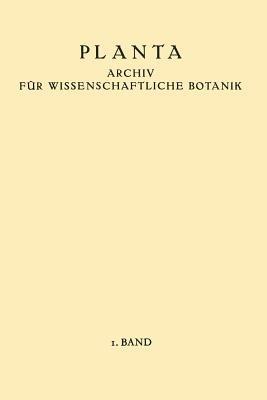 Planta: Archiv für Wissenschaftliche Botanik - cover