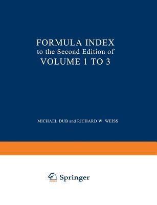 Formula Index to the Second Edition of Volume I to III - cover