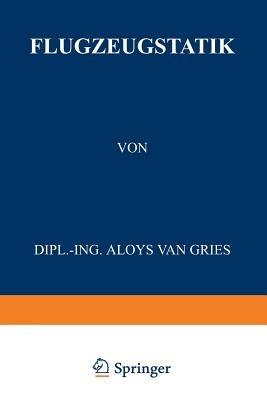 Flugzeugstatik - Aloys van Gries - cover