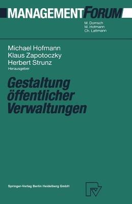 Gestaltung öffentlicher Verwaltungen - cover