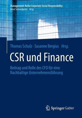 CSR und Finance: Beitrag und Rolle des CFO für eine Nachhaltige Unternehmensführung - cover