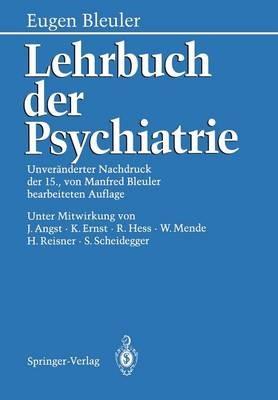 Lehrbuch der Psychiatrie - Eugen Bleuler - cover