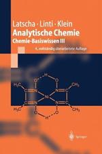 Analytische Chemie: Chemie—Basiswissen III