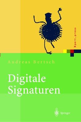 Digitale Signaturen - Andreas Bertsch - cover
