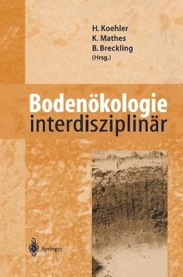 Bodenökologie interdisziplinär - cover