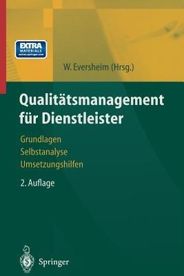 Qualitätsmanagement für Dienstleister: Grundlagen, Selbstanalyse, Umsetzungshilfen - cover