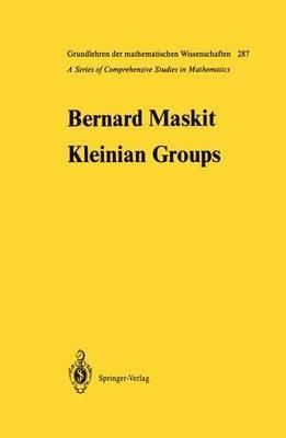 Kleinian Groups - Bernard Maskit - cover