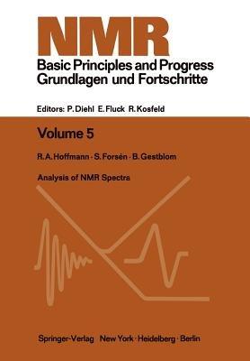 Analysis of NMR Spectra: A Guide for Chemists - R. A. Hoffman,S. Forsen,B. Gestblom - cover