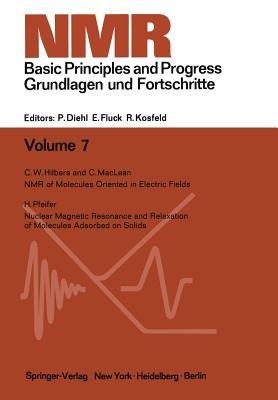 NMR Basic Principles and Progress / NMR Grundlagen und Fortschritte - P. Diehl,E. Fluck,R. Kosfeld - cover