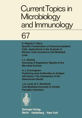 Current Topics in Microbiology and Immunology / Ergebnisse der Microbiologie und Immunitätsforschung - W. Arber,R. Haas,W. Henle - cover
