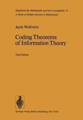 Coding Theorems of Information Theory - J. Wolfowitz - cover