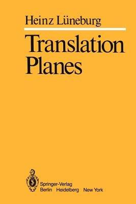 Translation Planes - H. Lüneburg - cover