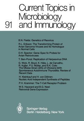 Current Topics in Microbiology and Immunology - W. Henle,P. H. Hofschneider,P. Koldovský - cover