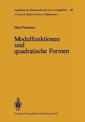 Modulfunktionen und quadratische Formen - H. Petersson - cover