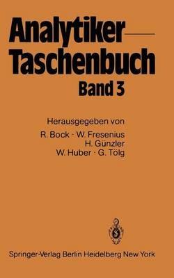 Analytiker-Taschenbuch - Rudolf Bock,Wilhelm Fresenius,Helmut Günzler - cover