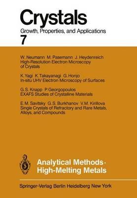 Analytical Methods High-Melting Metals - cover