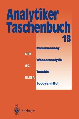 Analytiker-Taschenbuch - Helmut Günzler,A. Müfit Bahadir,Rolf Borsdorf - cover
