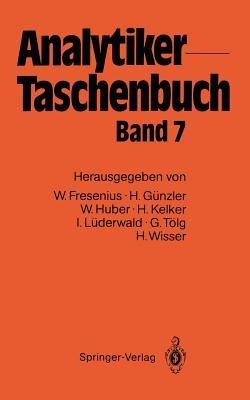 Analytiker-Taschenbuch - Wilhelm Fresenius,Helmut Günzler,Walter Huber - cover