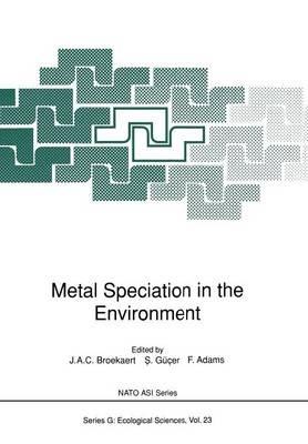 Metal Speciation in the Environment - cover