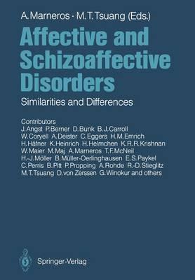 Affective and Schizoaffective Disorders: Similarities and Differences - cover