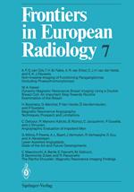 Frontiers in European Radiology