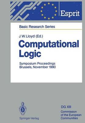 Computational Logic: Symposium Proceedings, Brussels, November 13/14, 1990 - cover