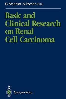 Basic and Clinical Research on Renal Cell Carcinoma - cover