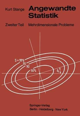 Angewandte Statistik: Zweiter Teil Mehrdimensionale Probleme - Kurt Stange - cover