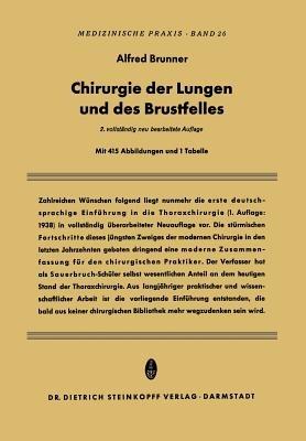 Chirurgie der Lungen und des Brustfelles - Alfred Brunner - cover