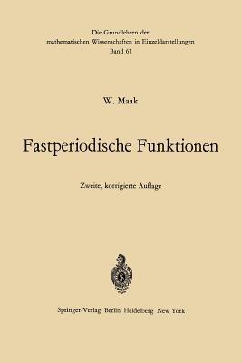 Fastperiodische Funktionen - Wilhelm Maak - cover