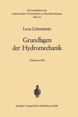 Grundlagen der Hydromechanik - Leon Lichtenstein - cover