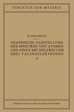 Graphische Darstellung der Spektren von Atomen und Ionen mit ein, zwei und drei Valenzelektronen: Zweiter Teil